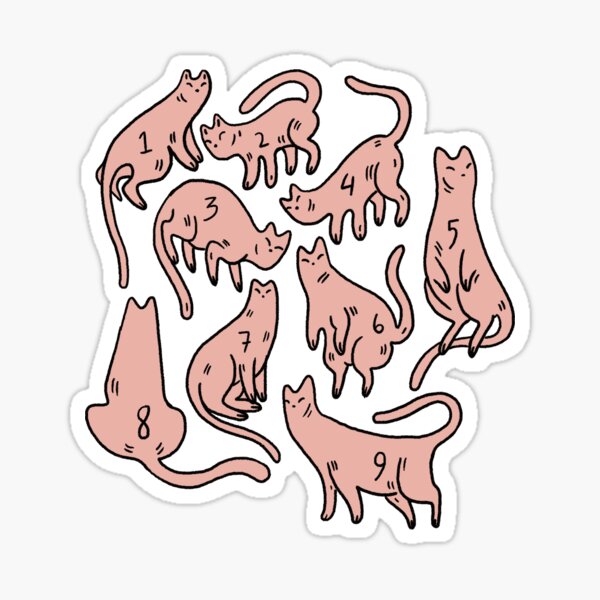 9 Lives to Live Sticker