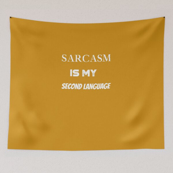 Item preview, Sarcasm Is My Second Language Snarky T-Shirt  T-Shirt designed and sold by PamelHartwig.