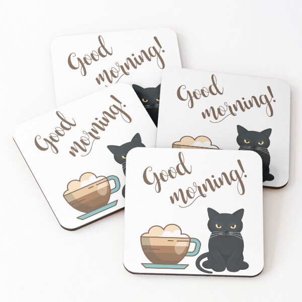 Item preview, Cozy Morning with a Cat designed and sold by AysuDesign.