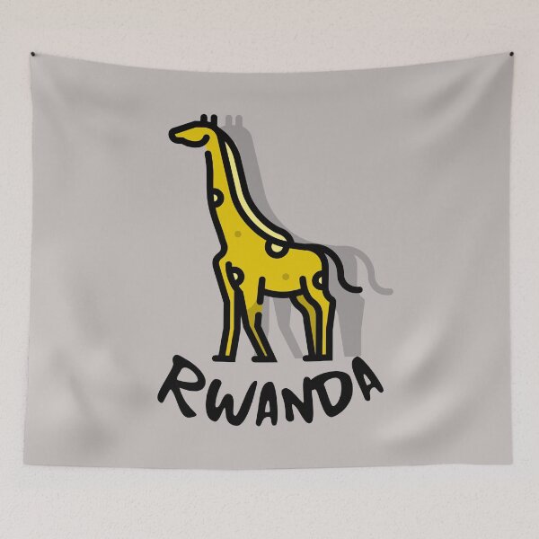 Item preview, RWANDA GIRAFFE designed and sold by CoopClothing.