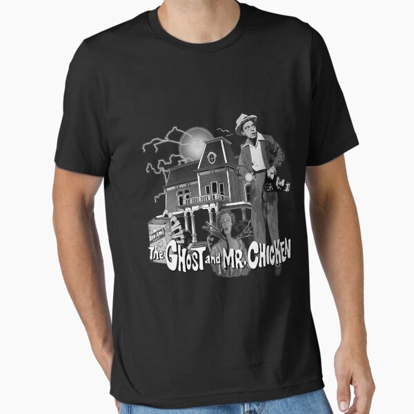 Vista previa del artículo con la obra «Camiseta El fantasma y el Sr. Pollo», diseñado y vendido por Ajdore82.