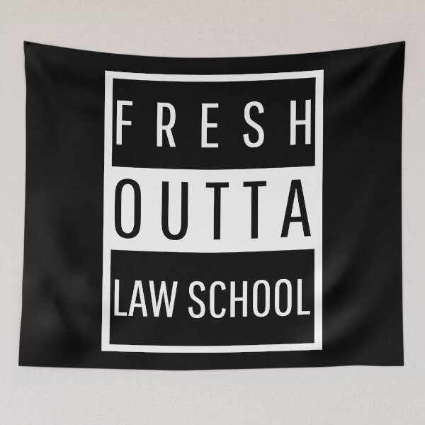 Item preview, Fresh Outta Law School Graduation Graphic designed and sold by GO SHIRT-TEE.