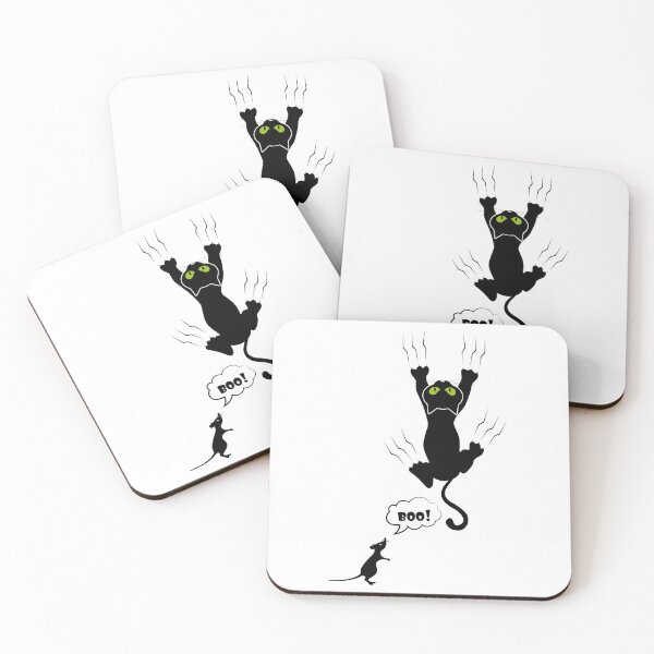 Item preview, Frightened cat and mouse designed and sold by AysuDesign.