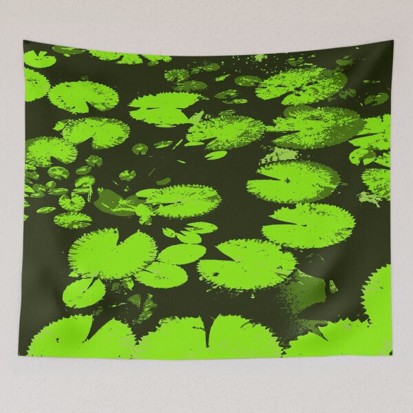 Item preview, Water lily leaves black designed and sold by bernardusae.