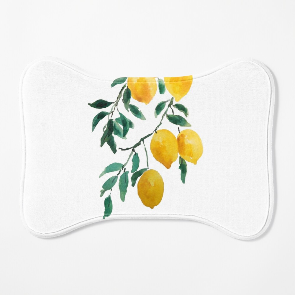 Yellow Lemons Oven Mitt, Organic Cotton Lemon Dance Design from Original  Watercolor Art – SIP seriously imbibed products