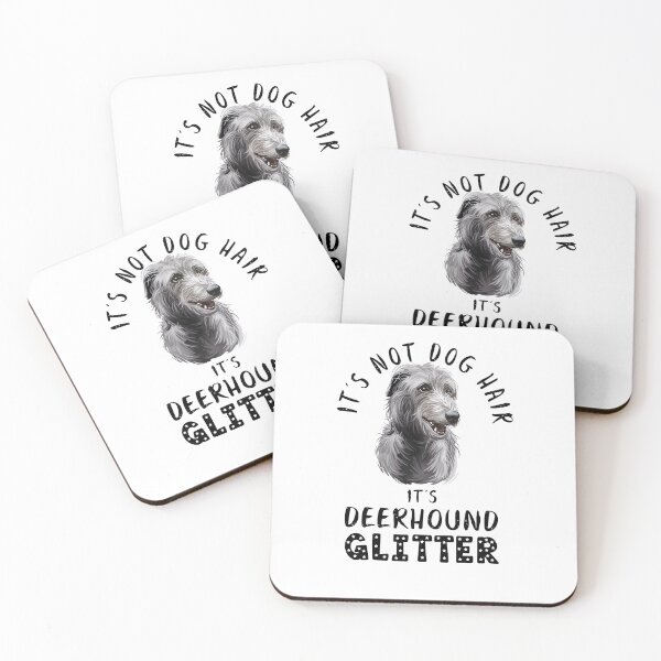 Item preview, It's not dog hair it's SCOTTISH DEERHOUND glitter funny dog quote designed and sold by theshirtinator.