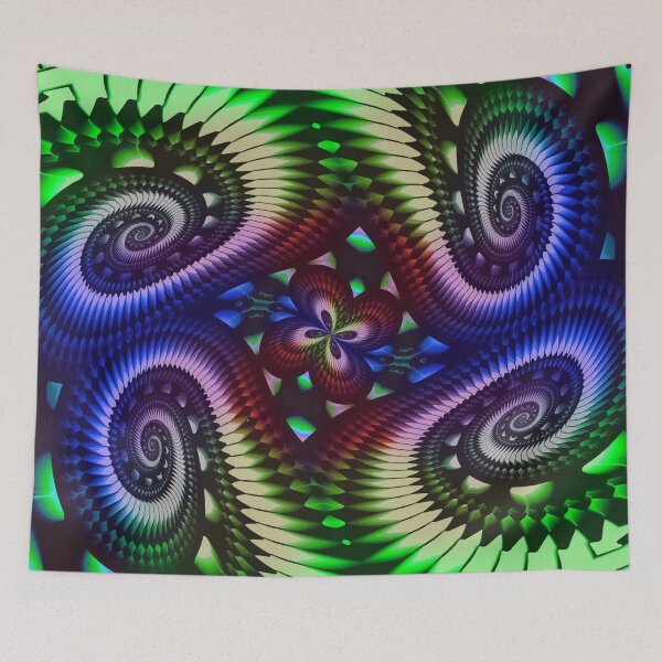 Item preview, Adrestia | Neon Fractal Art designed and sold by hatodesigns.
