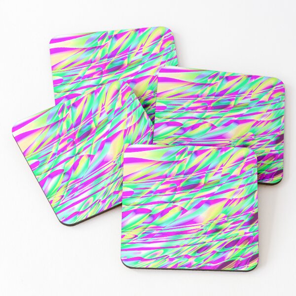Item preview, Purplish-pink Multicolor Abstract Curved Lines Digital Art designed and sold by AraljanFusion.