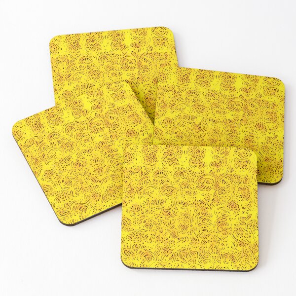 Item preview, Squiggly Pattern - Yellow designed and sold by CGArtsy.