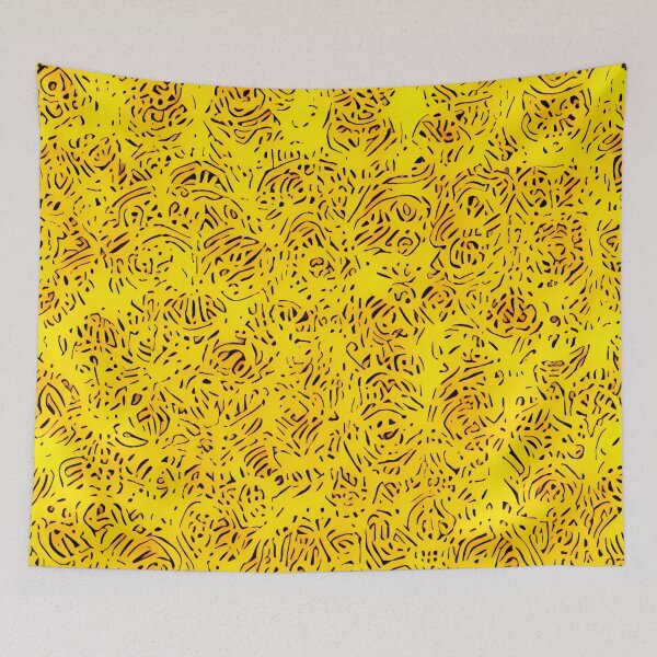 Item preview, Squiggly Pattern - Yellow designed and sold by CGArtsy.