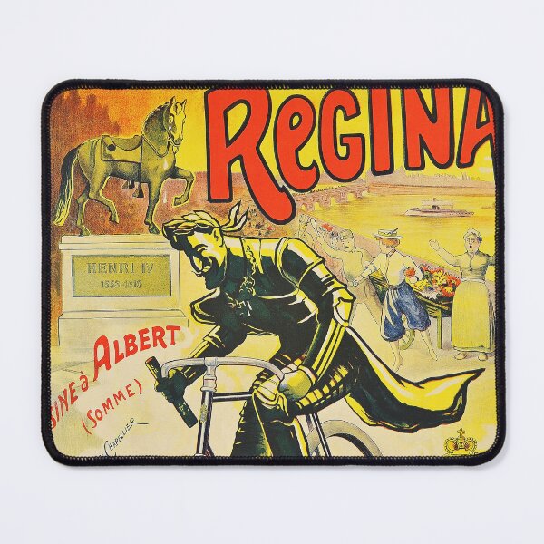 Item preview, REGINA CYCLES PARIS Vintage French Bicycle Advertisement Poster 1898 by Philippe Chapellier designed and sold by retroposters.