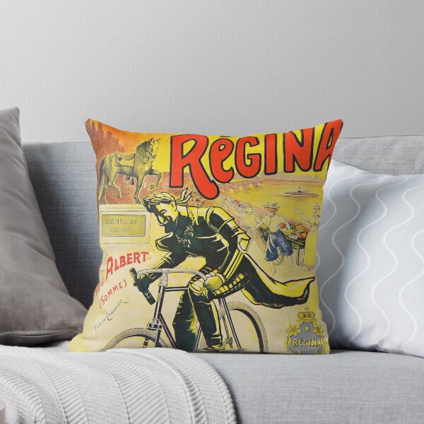 Item preview, REGINA CYCLES PARIS Vintage French Bicycle Advertisement Poster 1898 by Philippe Chapellier designed and sold by retroposters.