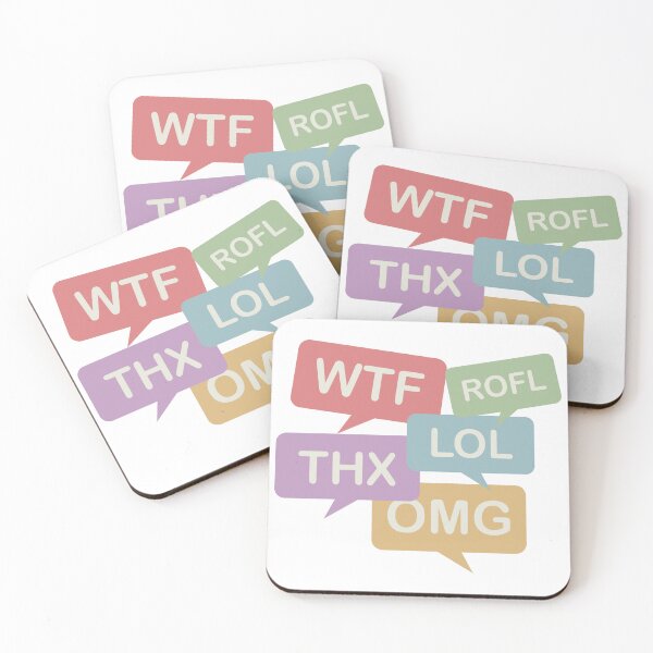 Item preview, Social Media wtf rofl lol thx omg tee designed and sold by quickkaart.
