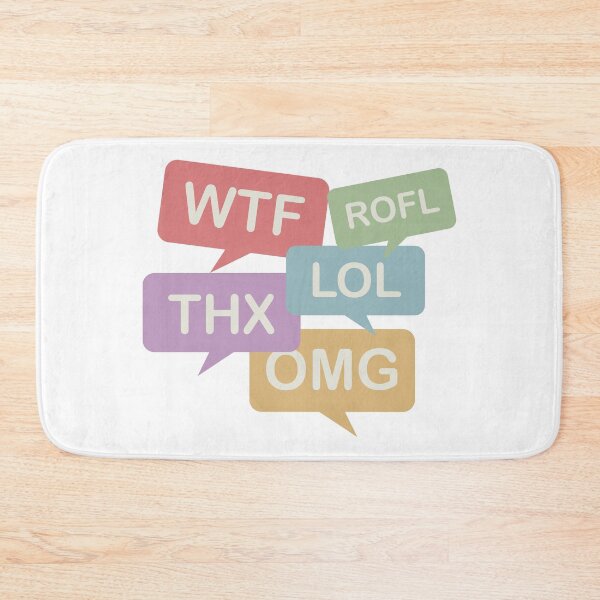 Item preview, Social Media wtf rofl lol thx omg tee designed and sold by quickkaart.