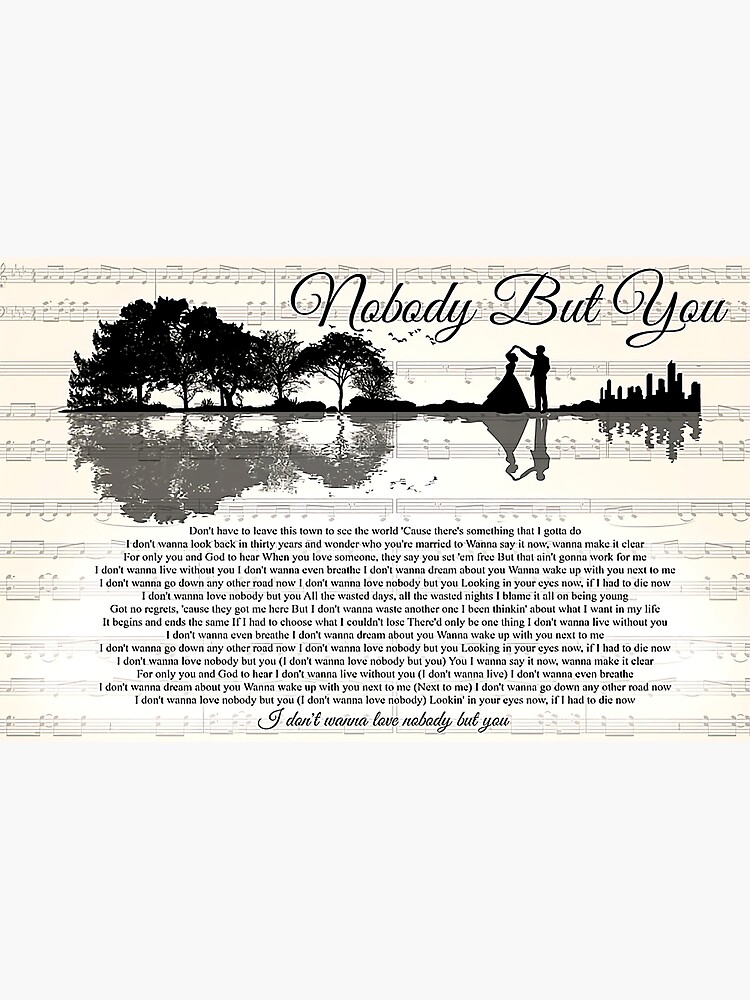 Any Song Any Artist Custom Personalised Song Lyric Vintage Quote Print -  Wild Wall Art