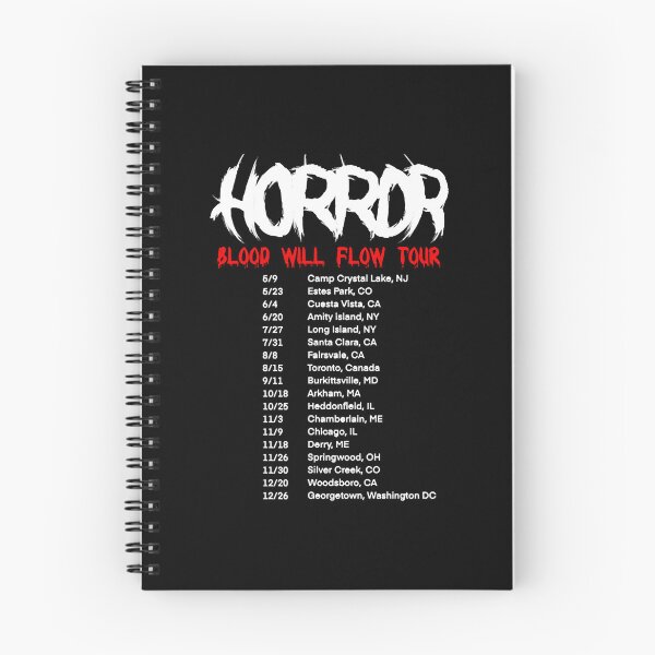 Item preview, Horror Movie Tour Shirt T-Shirt designed and sold by Ajdore82.