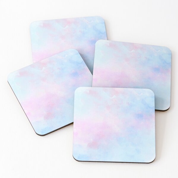 Item preview, Dreamy Watercolor Pink Blue Turquoise designed and sold by Cato99.