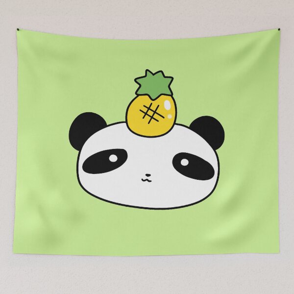 Item preview, Pineapple Panda Face designed and sold by SaradaBoru.