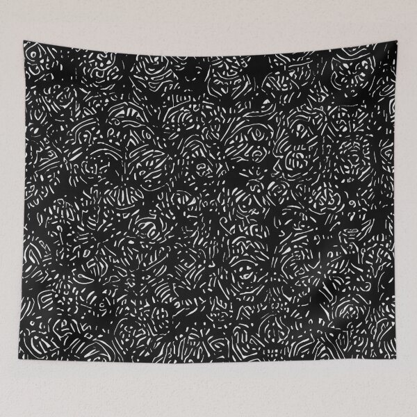 Item preview, Squiggly Pattern - Chalk Board designed and sold by CGArtsy.
