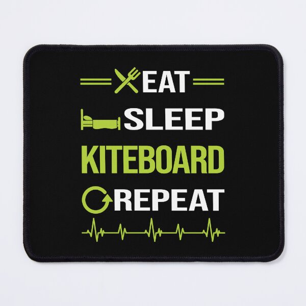Item preview, Funny Eat Sleep Repeat Kiteboarding Kiteboard Kiteboarder designed and sold by HappyTshirt1239.