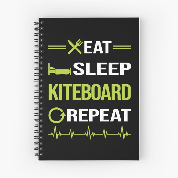 Item preview, Funny Eat Sleep Repeat Kiteboarding Kiteboard Kiteboarder designed and sold by HappyTshirt1239.