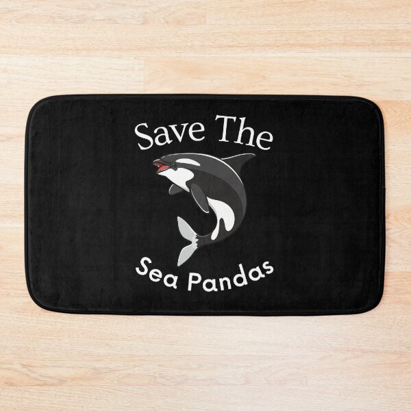 Item preview, Mens Save The Sea Pandas Funny Whale Orca Dolphin Ocean Life designed and sold by Mehdi Art.