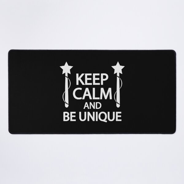 Item preview, Keep calm and be unique designed and sold by Colorfulandfun.