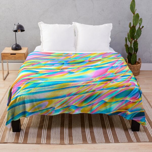 Item preview, Yellowish Multicolor Abstract Curved Lines Digital Art designed and sold by AraljanFusion.