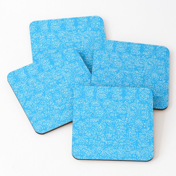 Item preview, Squiggly Pattern - Light blue and white designed and sold by CGArtsy.