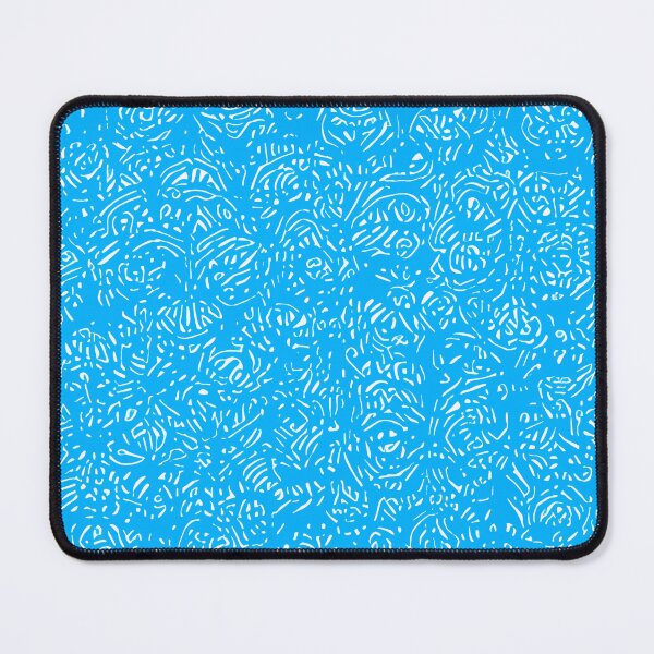 Item preview, Squiggly Pattern - Light blue and white designed and sold by CGArtsy.