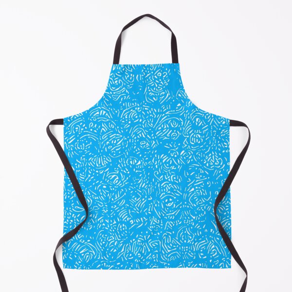 Item preview, Squiggly Pattern - Light blue and white designed and sold by CGArtsy.