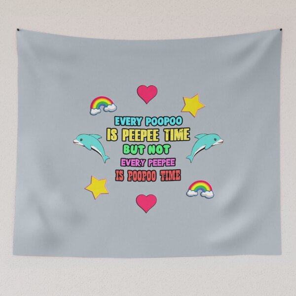 Item preview, Every PooPoo is a PeePee but not Every PeePee is a PooPoo   designed and sold by AshleyPaigeC.