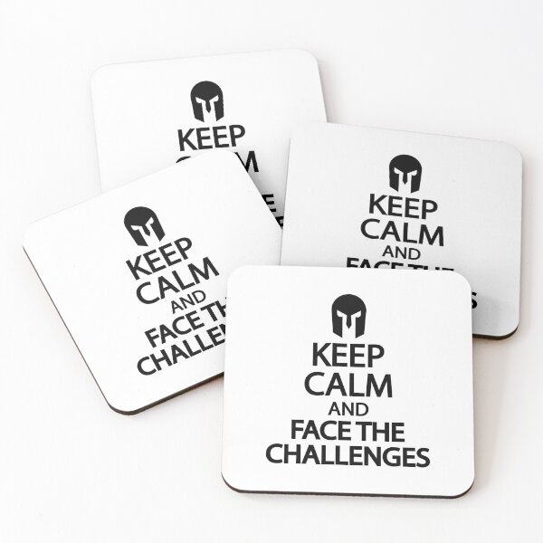 Item preview, Keep calm and face the challenges designed and sold by Colorfulandfun.
