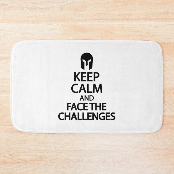 Item preview, Keep calm and face the challenges designed and sold by Colorfulandfun.