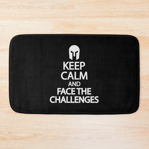 Item preview, Keep calm and face the challenges designed and sold by Colorfulandfun.