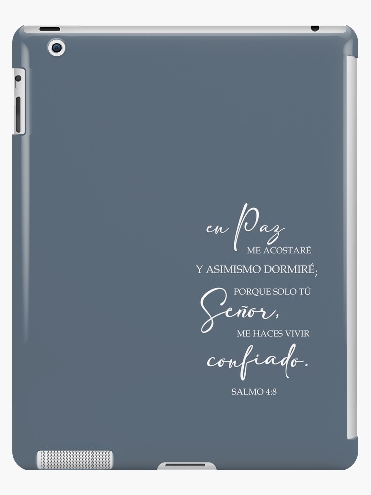 salmo 23, psalm 23 in spanish iPad Case & Skin for Sale by