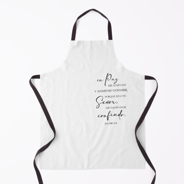 Item preview, Salmo 4:8, Spanish Blible Verse designed and sold by Aryam Quotes.