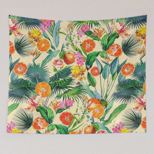 Item preview, Tropical Orange Garden II  designed and sold by Burcu Korkmazyurek.