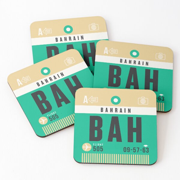 Item preview, Luggage Tag A - BAH Bahrain designed and sold by VoodooCircus.
