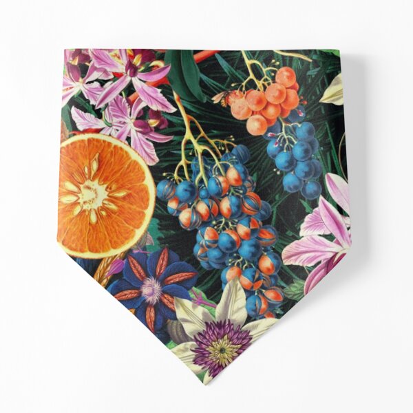 Tropical Orange Garden Pet Bandana