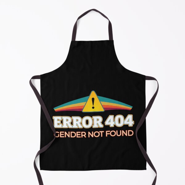Item preview, Error 404 Gender Not Found Funny Anti Binarism Binary Identification Joke designed and sold by artado.