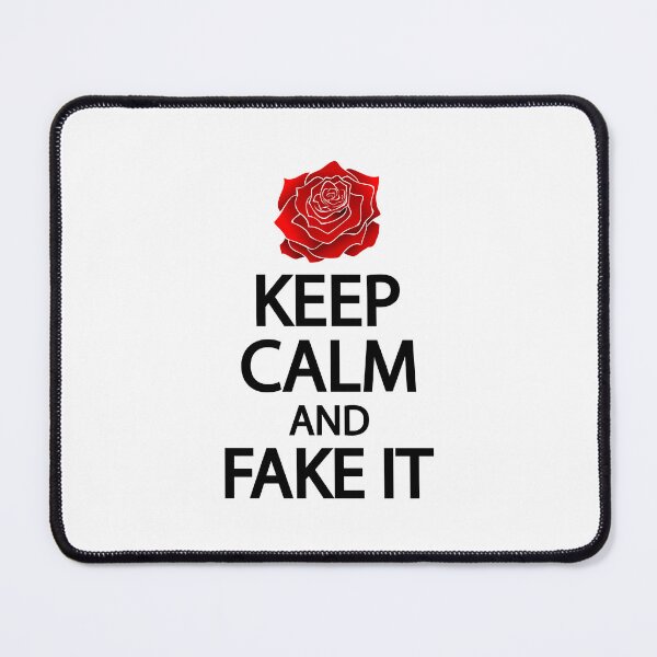 Item preview, Keep calm and fake it designed and sold by Colorfulandfun.