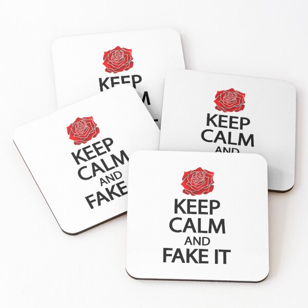 Item preview, Keep calm and fake it designed and sold by Colorfulandfun.