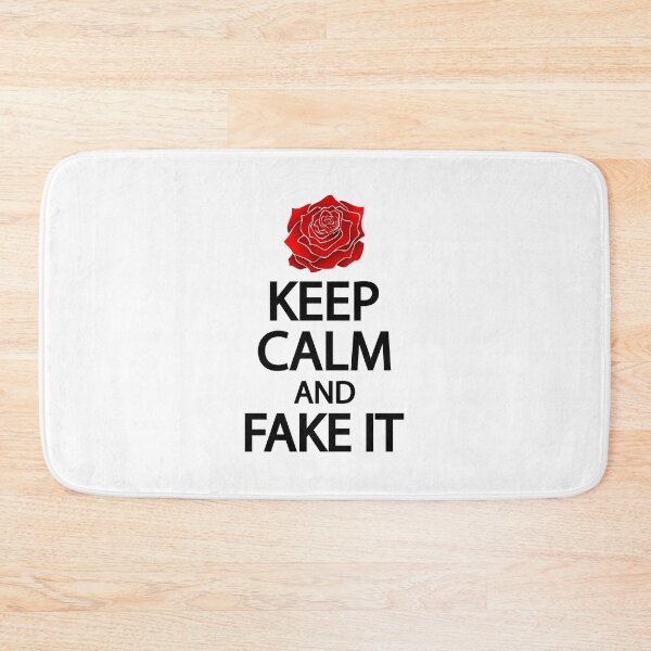 Item preview, Keep calm and fake it designed and sold by Colorfulandfun.