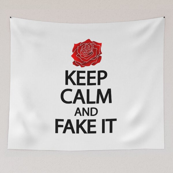 Item preview, Keep calm and fake it designed and sold by Colorfulandfun.