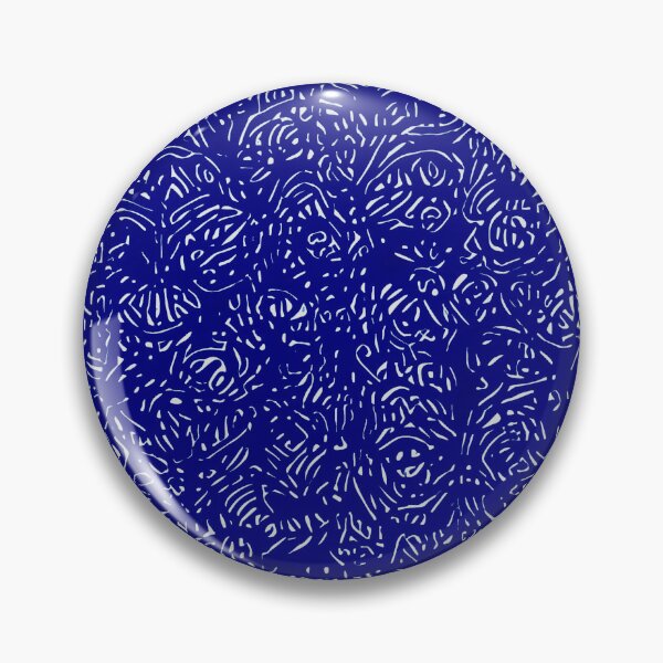 Item preview, Squiggly Pattern - Dark blue and white designed and sold by CGArtsy.