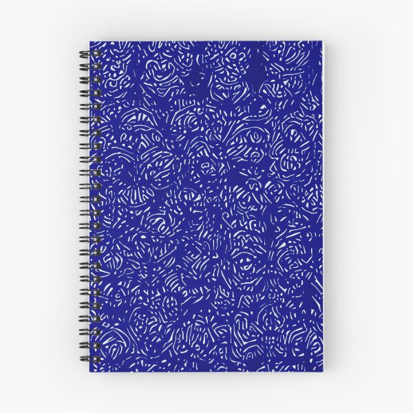 Item preview, Squiggly Pattern - Dark blue and white designed and sold by CGArtsy.