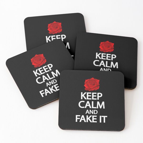 Item preview, Keep calm and fake it designed and sold by Colorfulandfun.
