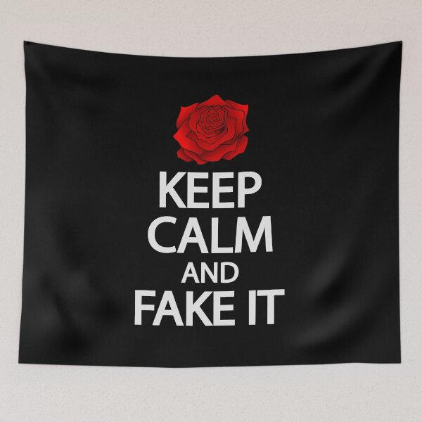 Item preview, Keep calm and fake it designed and sold by Colorfulandfun.
