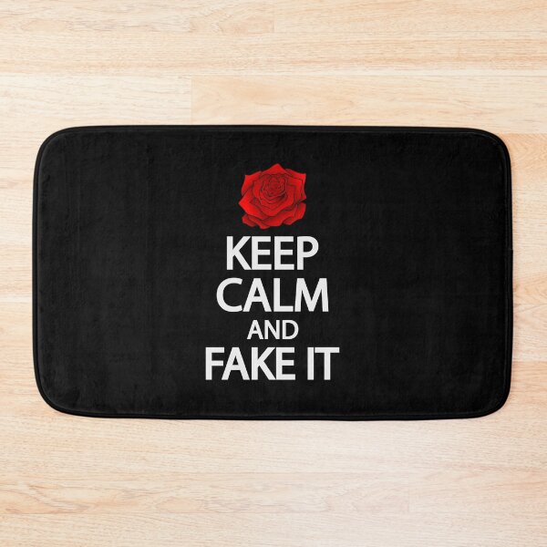 Item preview, Keep calm and fake it designed and sold by Colorfulandfun.